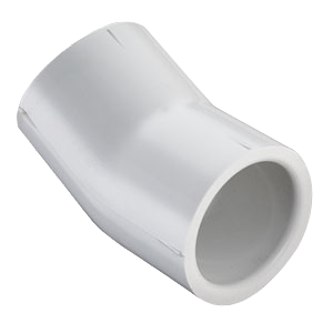 22-1/2 Deg. Elbow Sch 40 - PVC Fittings